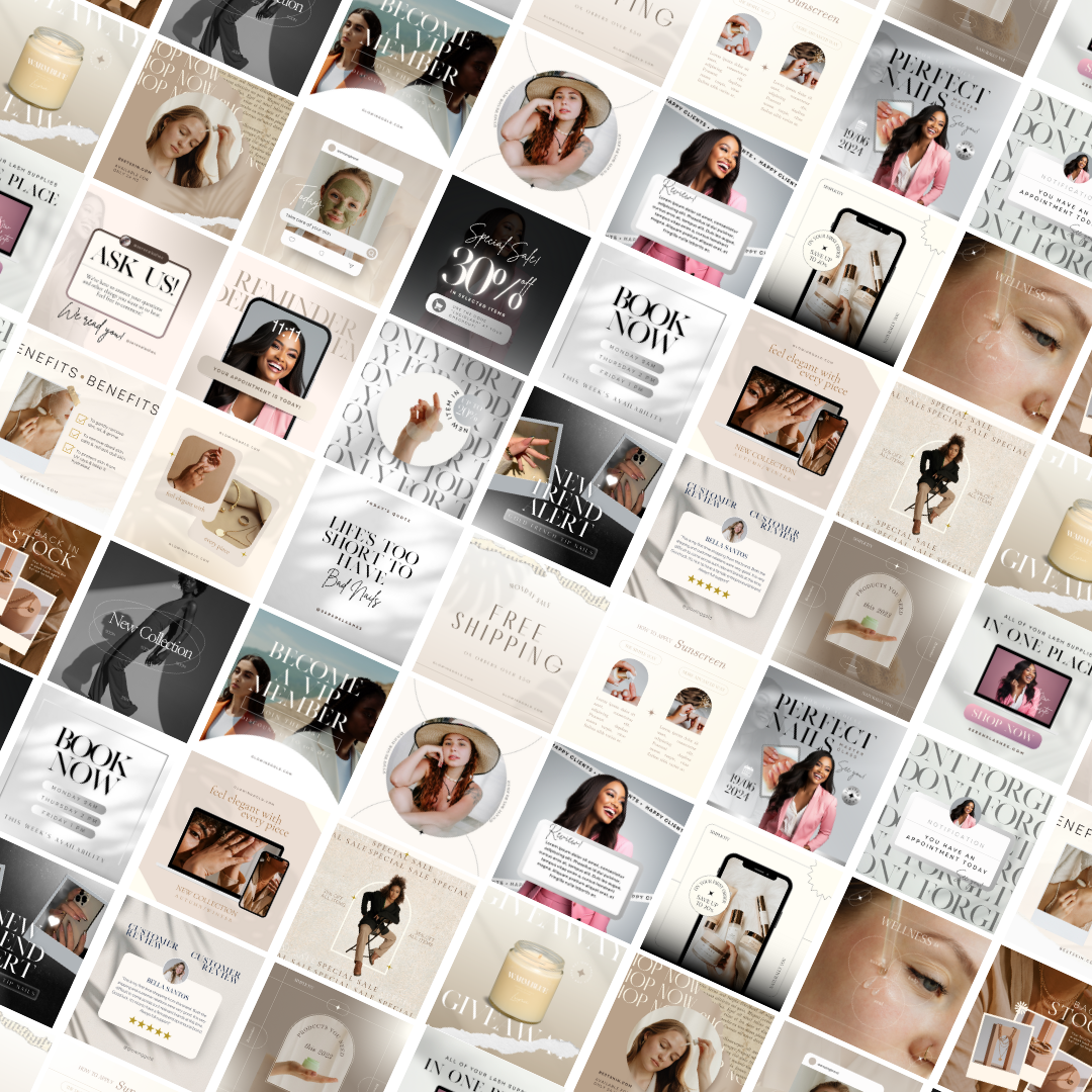 50 Social Media Post Templates | Bundle