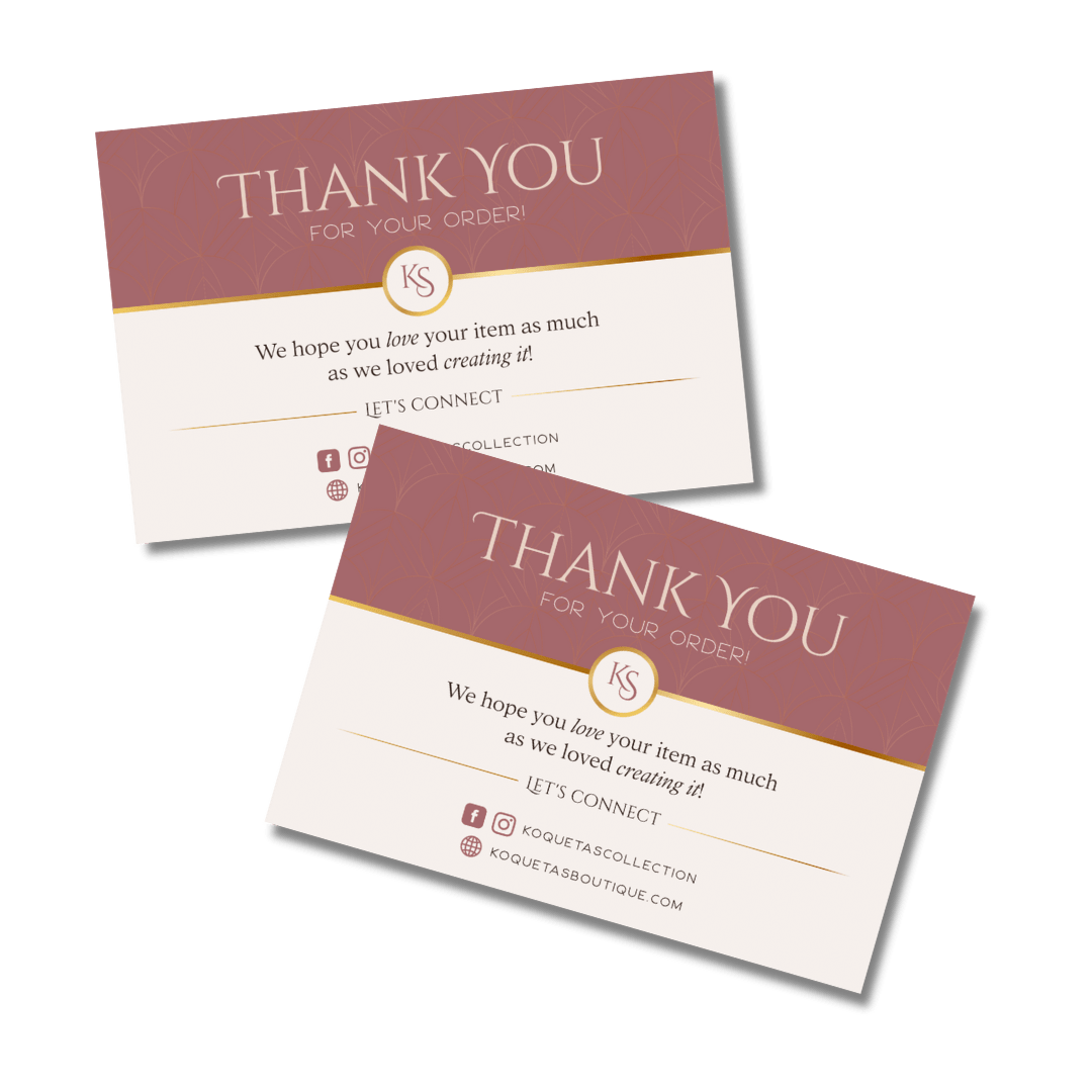 Thank You Card | DESIGN only!